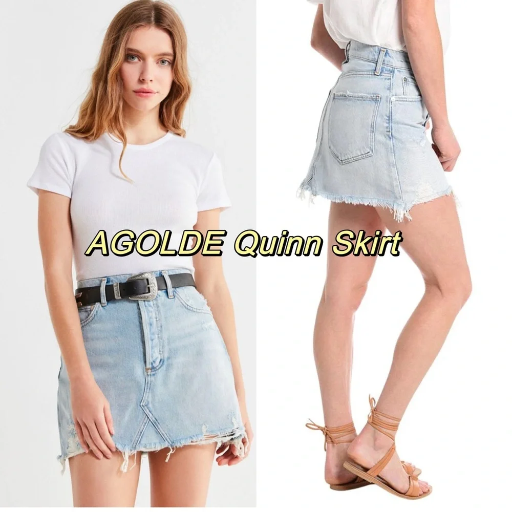 Agolde Quinn Skirt Sz 28